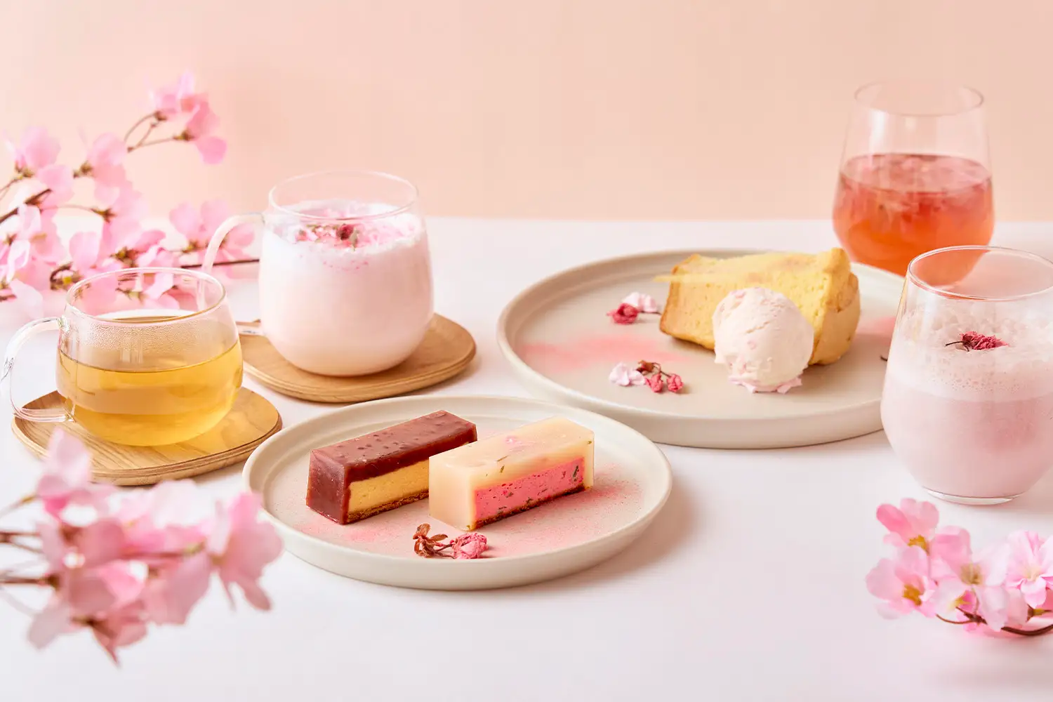 AMPLEUR SKINCARE LOUNGE&CAFEで期間限定の桜カフェメニューが登場
